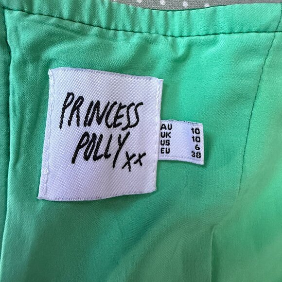 Women's 6 Princess Polly Jessica pu bustier Faux Leather in Green - Picture 6 of 12